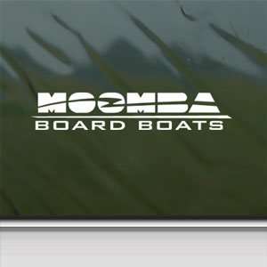  Moomba White Sticker Moomba Boat Car Vinyl Window Laptop 