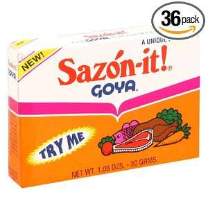 Goya Sazon It, 1.06 Ounce Packets (Pack of 36)  Grocery 