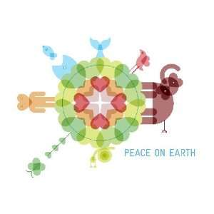  Peace on Earth: Box of 15 Holiday Cards: Home & Kitchen