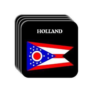  US State Flag   HOLLAND, Ohio (OH) Set of 4 Mini Mousepad 