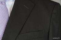 1490 NEW ERMENEGILDO ZEGNA Italy 10 Pockets Black 46R 46 Jacket Coat 