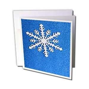  Yves Creations Christmas Snowflakes   Snowflake on Blue 