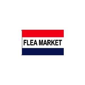  Nylon Horizontal Message Flag, 3 x 5, Flea Market 