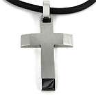   Pure Titanium Cross Pendant Faith Merciful Locket Fashionable Necklace