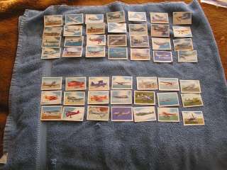 Vintage Wings Cigarrette Cards Lot of 49  