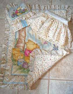 Disney Classic POOH Hunny Pots Crib Quilt Comforter  