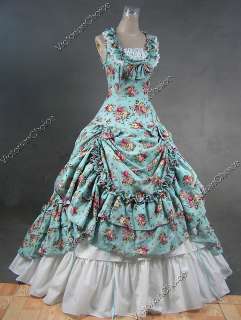 Civil War Southern Belle Lolita Ball Gown Dress 081 S  