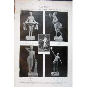  1906 Human Statue La Milo London Pavilion Electra Hebe 