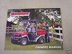 NEW Yerf Dog Original Scout Owners Manual CUV 34900