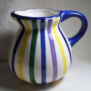 Baum Bros Style Eyes STRIPE COLLECTION Beverage Pitcher  