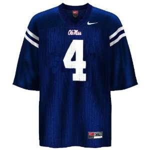    Ole Miss Rebels Blue Football Jersey By Nike: Sports & Outdoors