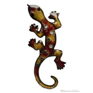  14 Iron Metal Lizard/Gecko Wall Hanging Decor