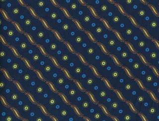 Quilt Quilting Fabric Marrakech Diagonal Blue Cotton  
