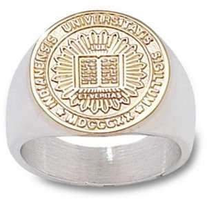 Indiana University Seal Ring (Silver) 