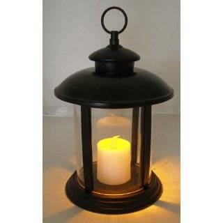 Lilys Home Indoor Outdoor Flameless LED Candle Lantern.
