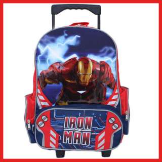 Marvel Iron Man Roller School Backpack/Bag  16 Large  
