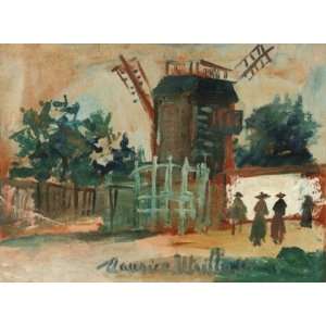   Reproduction   Maurice Utrillo   32 x 24 inches   Mill