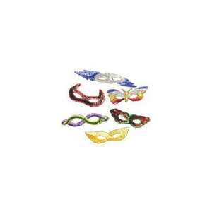  Masquerade Party Sequin Masks in Assorted Colors Health 