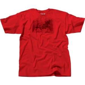  Moose Racing Intersect T Shirt   Large/Red: Automotive