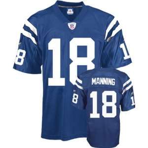  Mens Indianapolis Colts #18 Peyton Manning Team Premier 