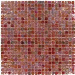   16 x 7/16 clear film faced mosaic in saffron irr
