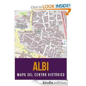 Albi, Francia: mapa del centro histórico (Spanish Edition 