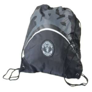  Manchester United FC. Gym Bag   Black: Sports & Outdoors