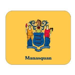  US State Flag   Manasquan, New Jersey (NJ) Mouse Pad 