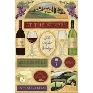  Winery Cardstock Stickers 5.5X9  Arts, Crafts & Sewing