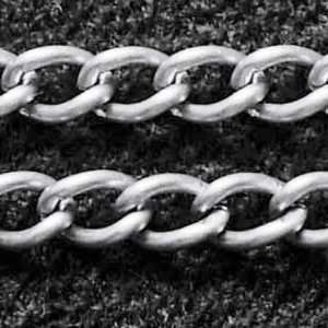  DIY Jewelry Making 1 Yard of Iron Twist Chains, Silver 