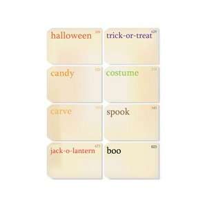   Tags   Halloween Vintage Flash Cards   Set of 8: Arts, Crafts & Sewing
