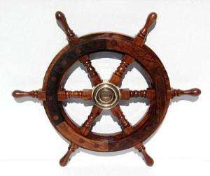 15 Nautical Heavy Wood Pirate Ship Boat Ships Wheel  