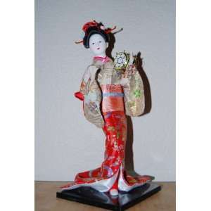  12.4 Japanese Geisha Oriental Doll 