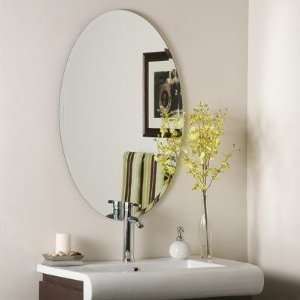  Frameless Jaxon Wall Mirror: Home & Kitchen