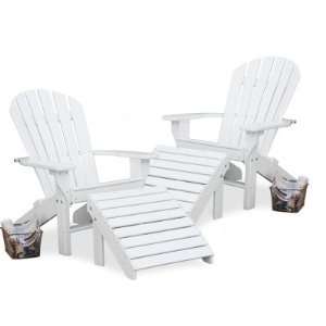 Jayhawk Plastics Recycled Plastic Seaside Adirondack Chair 