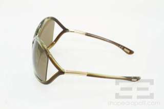 Tom Ford Light Green & Brown Whitney Sunglasses TF9Q25  