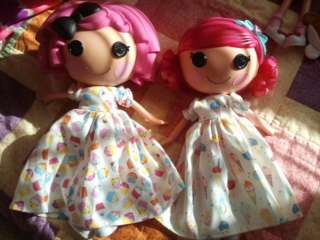 CUTE DRESSES & PANTS CLOTHES PATTERN ONLY FOR 12 LALALOOPSY DOLLS 