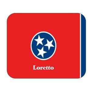  US State Flag   Loretto, Tennessee (TN) Mouse Pad 