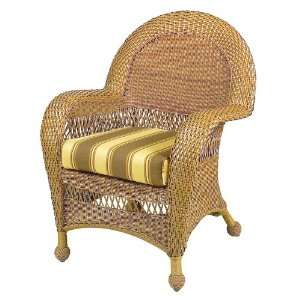  Longboat Key Casa Del Mar Wicker Dining Chair: Patio, Lawn 