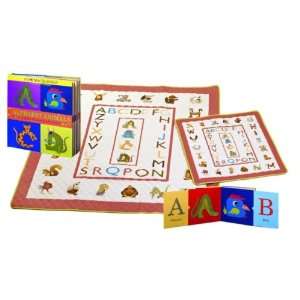  Alphabet Animals Quilt Set & Book Toys & Games