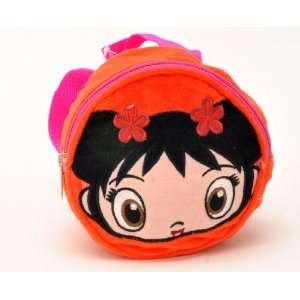   Kai Lan Head Shaped Small Backpack and One Pair of Dora Sandals Set