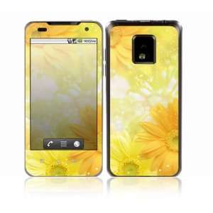  LG Optimus 2X Decal Skin Sticker   Yellow Flowers 