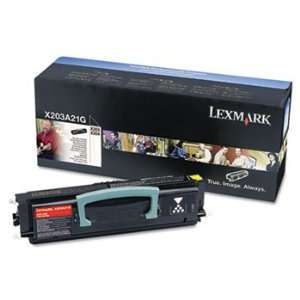  Lexmark X203a11g Laser Printer Toner 2500 Page Yield Black 