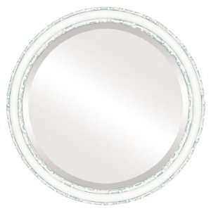  Virginia Circle in Linen White Mirror and Frame