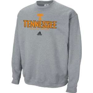  Tennessee Volunteers Adidas Classic Crew Grey Sweatshirt 