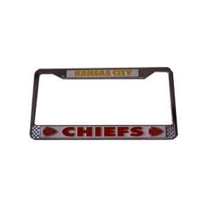 Kansas City Chiefs Chrome Auto Frame *SALE*:  Sports 
