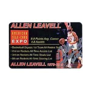  Collectible Phone Card 5m Allen Leavell Basketball (Amer 