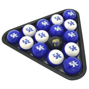  Kentucky Wildcats Billiard Pool Ball Set: Sports 