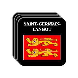   SAINT GERMAIN LANGOT Set of 4 Mini Mousepad Coasters 