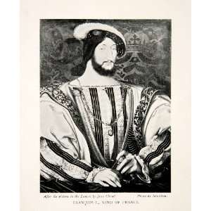  1903 Print Francis Francois I King France Renaissance 